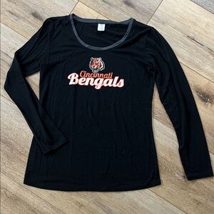 NFL Cincinnati Bengals Women's Black Long Sleeve Tee